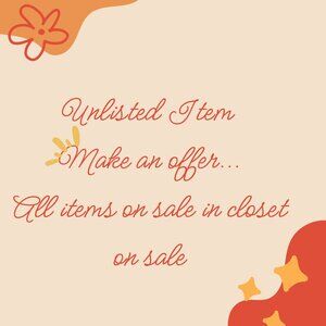 ITEMS ON SALE BELOW!!! MAKE AN OFFER!!